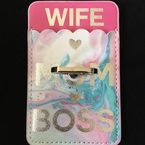 NEW! “Wife. Mom. Boss.” Stick-on Cell Phone Holder